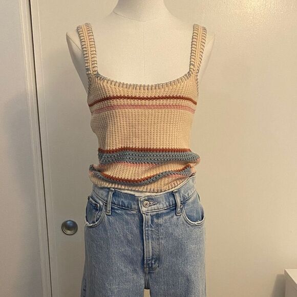 Rails Sienna Rainbow Multi Knit Top Size XS - Picture 2 of 8